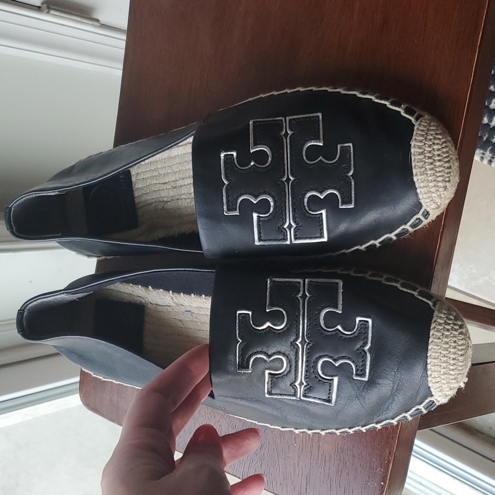 Tory Burch Ines Debossed Espadrilles